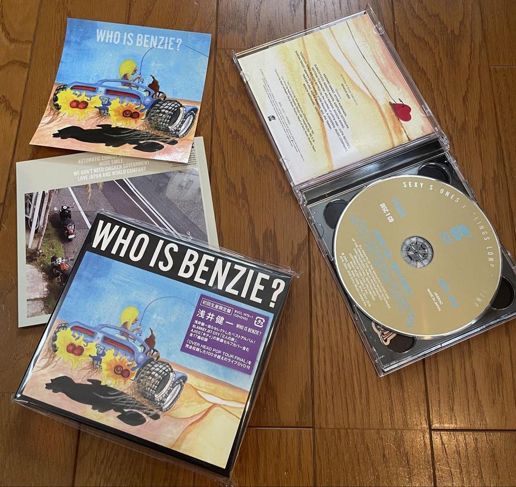 [USED] Kenichi Asai WHO IS BENZIE? (First Press Limited Edition) with bonus sticker