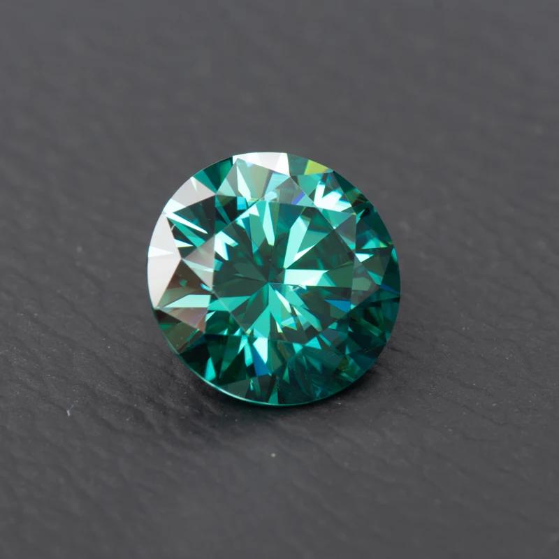 Růžový kulatý moissanitový diamant pěstovaný v laboratoři pro výrobu šperků DIY Materiály s tovární cenou