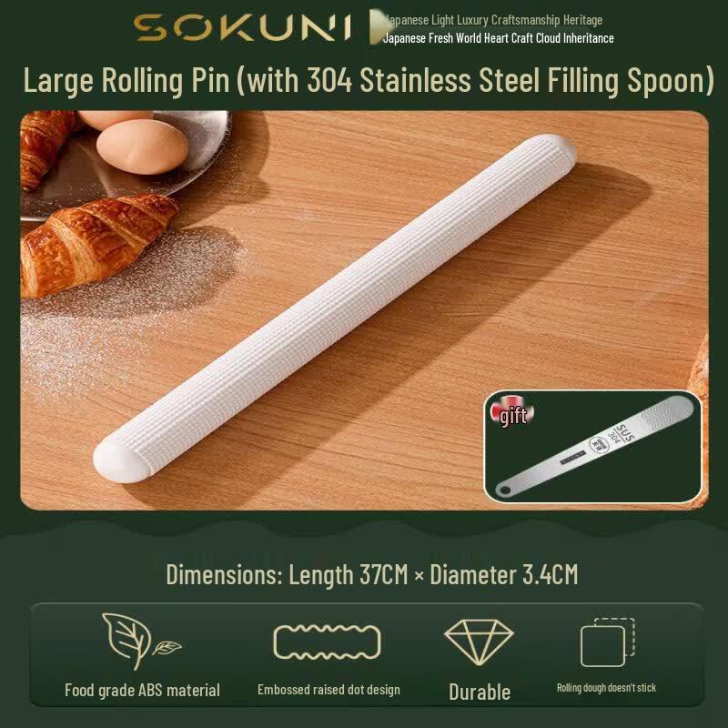 Qiwei Japanese Non-Stick Wooden Rolling Pin