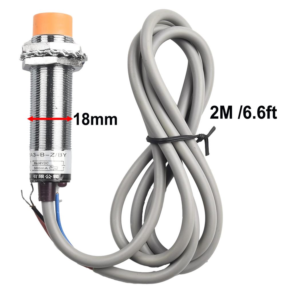 Capacitive Proximity Sensor Switch LJC18A3BZBY with PNP NO 3Wire DC 6 36V for Automation and Mechanical Equipment