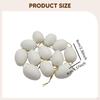 12 Pieces DIY Easter Eggs Basket Fillers Versatile Egg Hanging Ornaments for Home Crafts Door