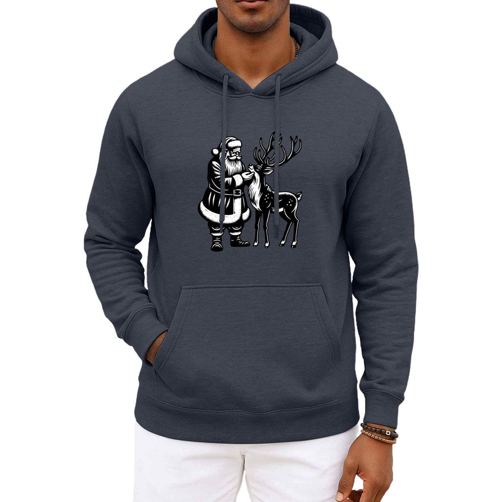 Men's  And  Women's  Christmas  Hooded Hood  Long Sleeves  Hoodie