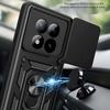 For Redmi Note 15 Pro Plus Camera Shockproof Armor Case For Redmi Note 15 Pro Note 15 Car Magnetic Holder Ring Protect Cover