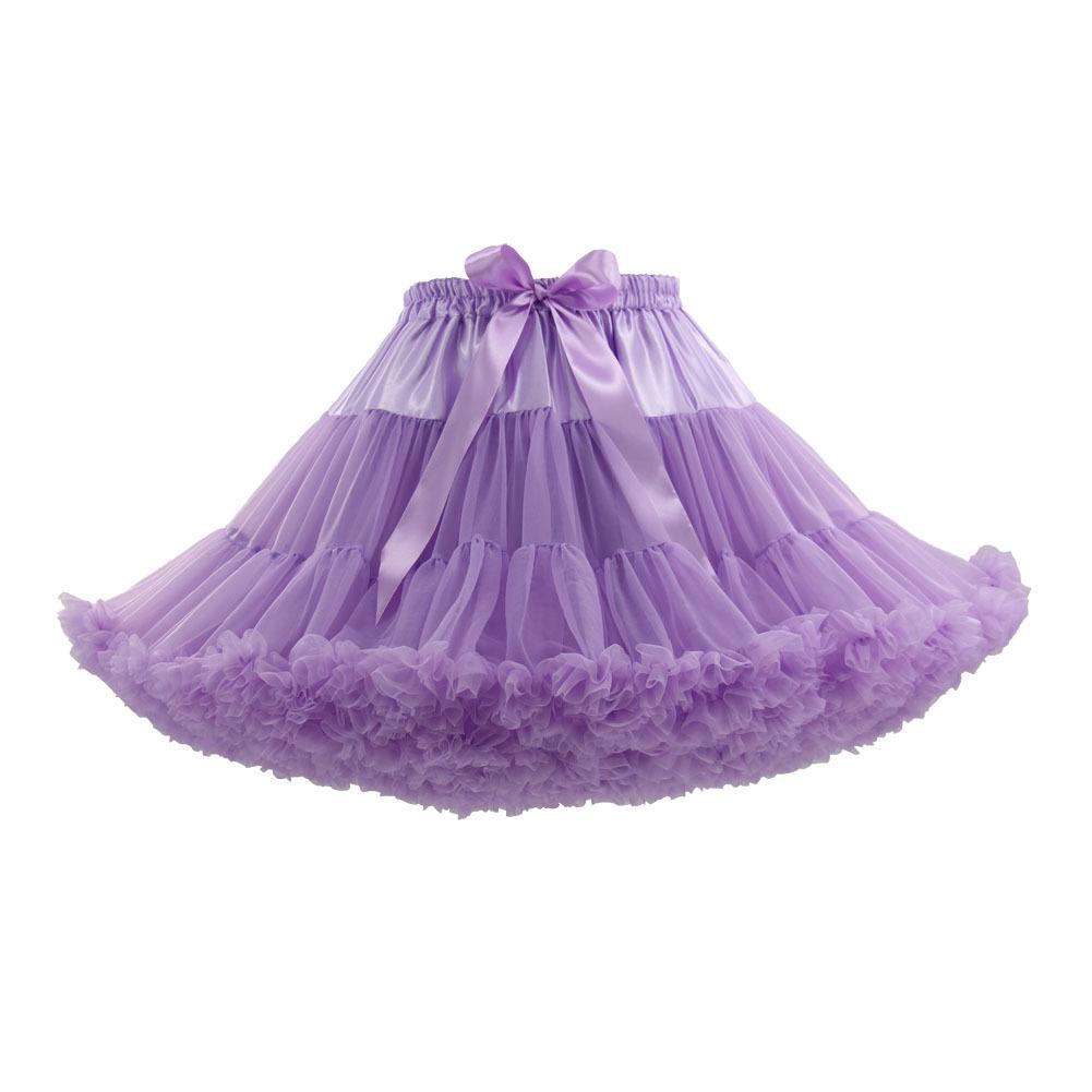 Weißer Erwachsenen Mesh Puffrock - Super Puffiger Halbkörper-Kostüm-Petticoat