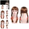 Adult Annabell Wig With Ponytails For Cosplay Costume Accessory
