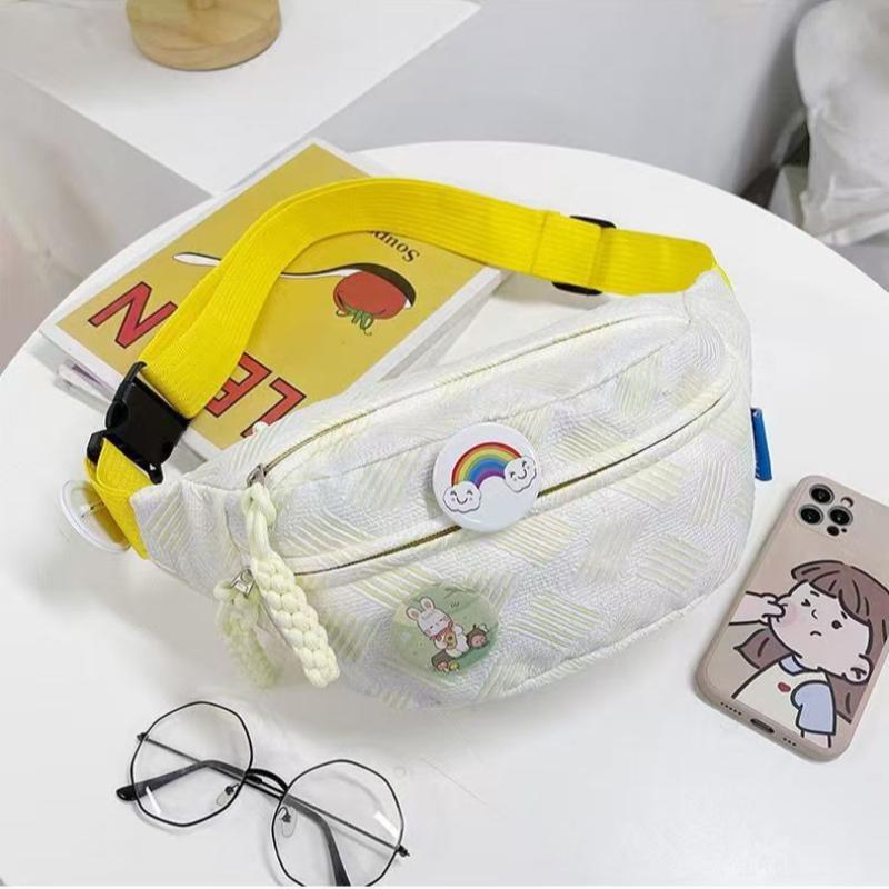 Leisure Fashionable Waist Bag Women Small Fresh Chest Bag Outdoor Sports Running Crossbody Bag Portable Travel Large Capacity Shoulder Bag Armpit Bag