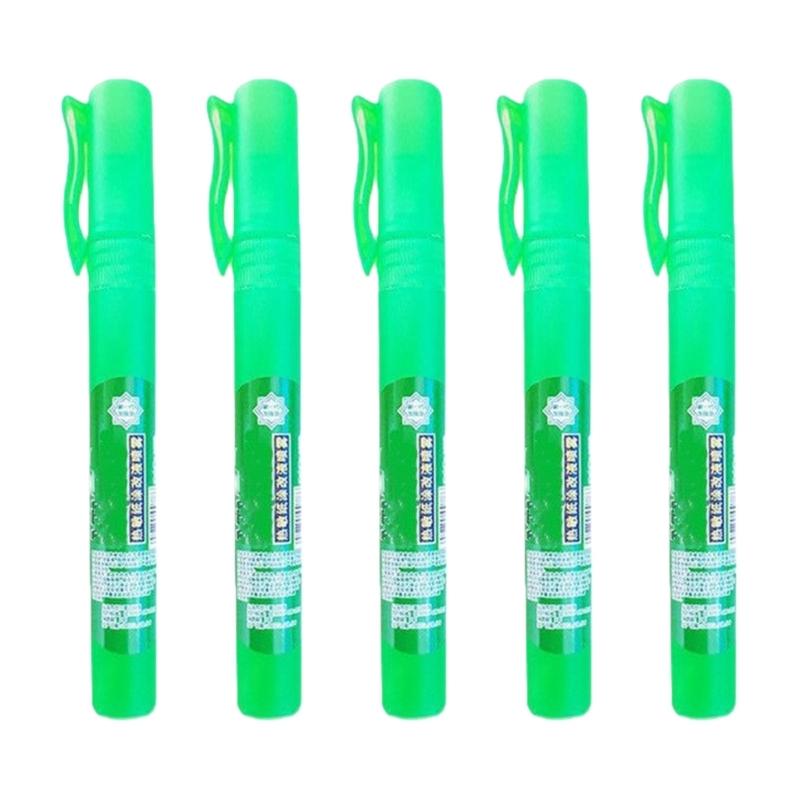 5Pcs Thermal Paper Correction Sprayer Pen Light Weight Portable Identity Protective Sprayer Pen for Home School Office 1