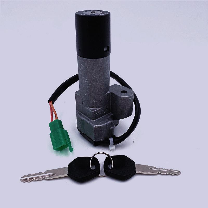 

Junlong GS125R Key QS125-2-2A Full Lock Set: Ignition & Seat Cushion Lock for Motorcycle Accessories.