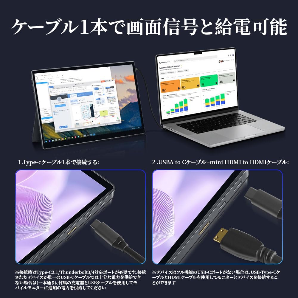 Mobile Monitor Inch Touch Panel Screen Ratio Portable Monitor Mobile Display High Brightness 420nits IPS Panel sRGB Wide Color Gamut HDR Compatible