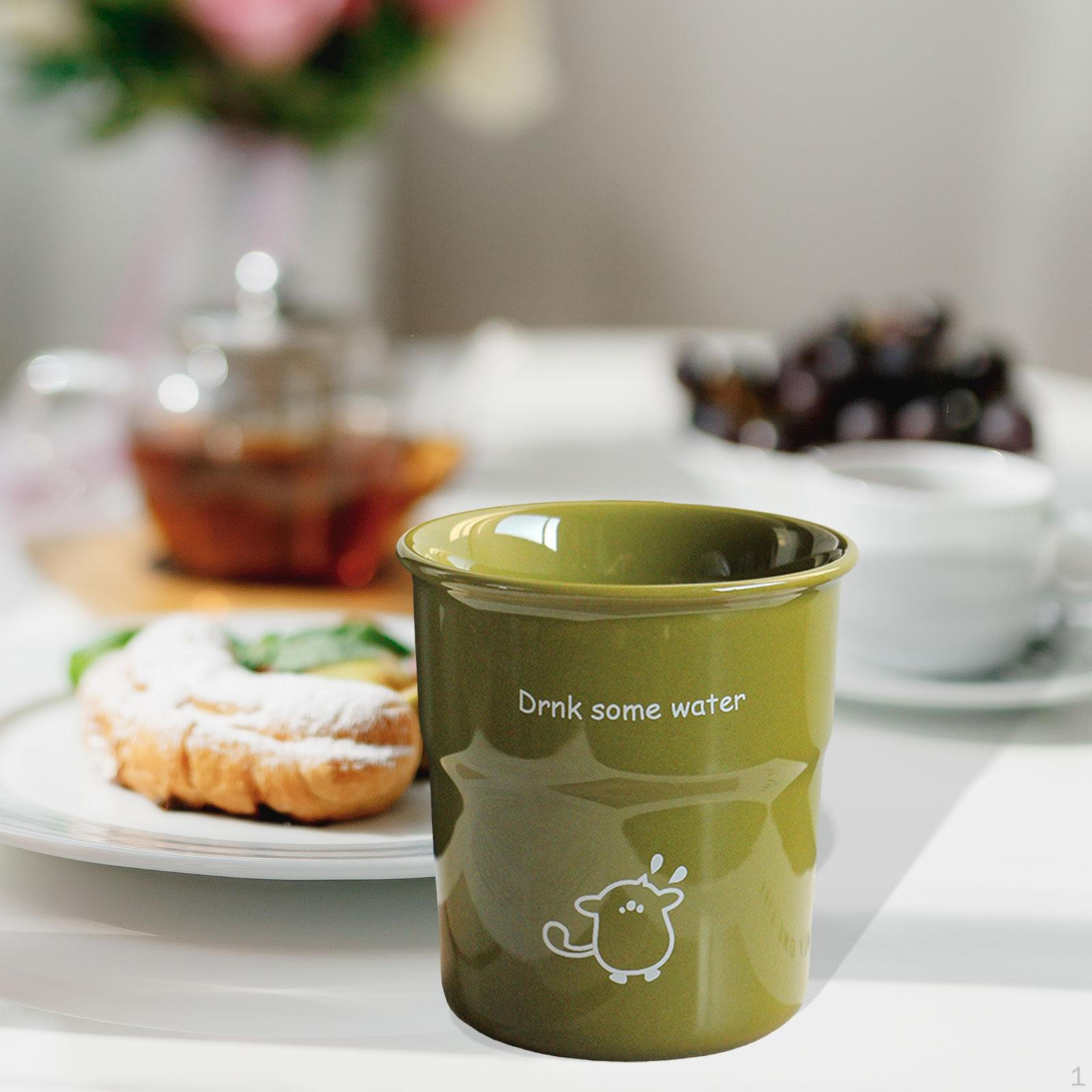 Керамическая кофейная чашка 250 мл Портативная многофункциональная ручная милая кружка Вода для дома