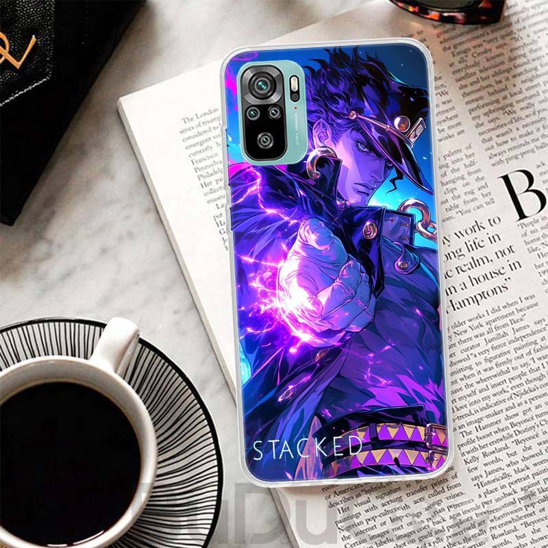 JoJo's Bizarre Adventure Kujo Jotaro Cover For Xiaomi Redmi Note 14 13 12S 12 11 Pro Plus Phone Case 11S 10S 10 11E 11T + 9S 9 P