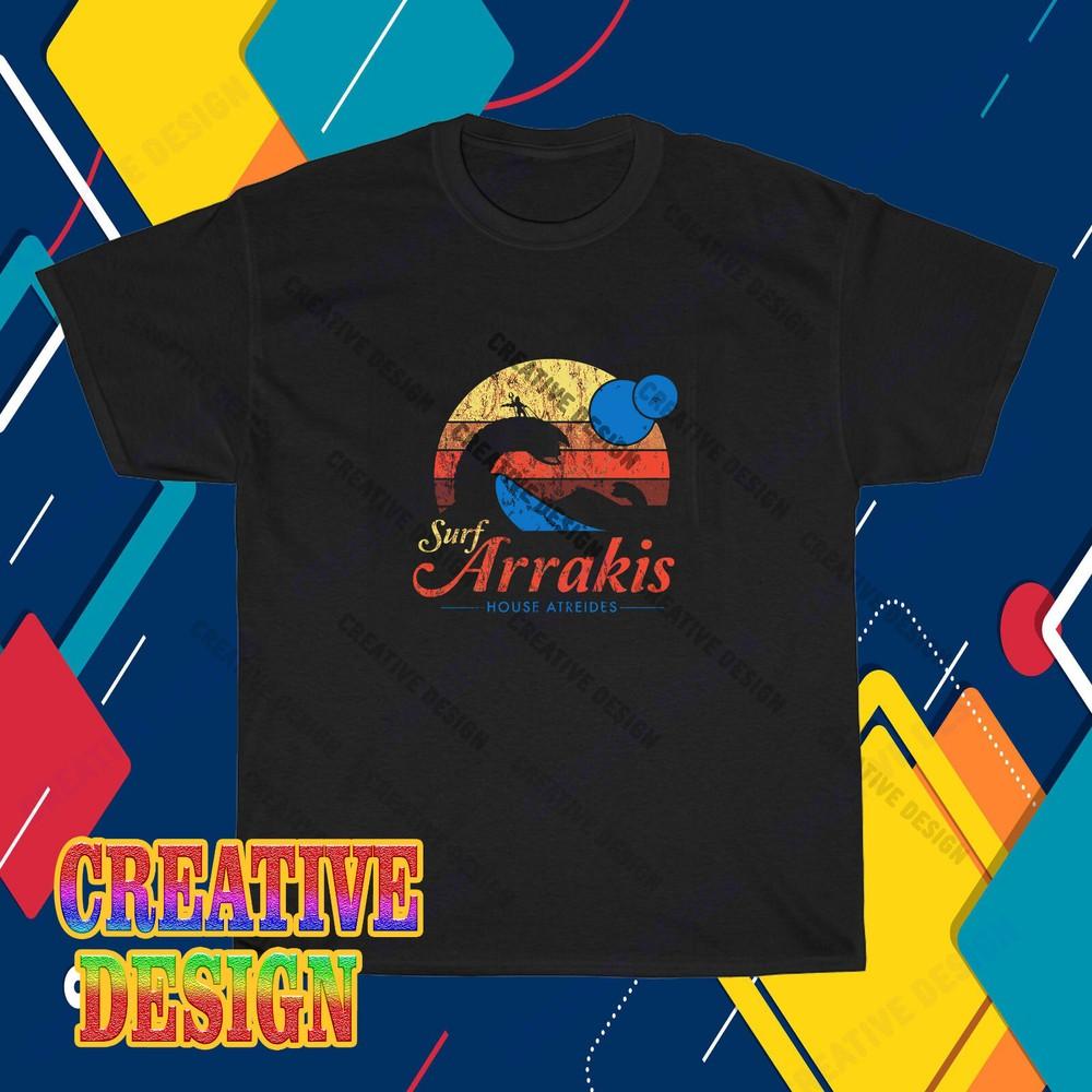

New Surf Arrakis Dune Movie Logo T-Shirt Funny Size S to 5XL 4XL