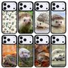 Animal Hedgehog Cute Mobile Phone Case for IPhone 17 AIR 16pro Max 15 14 13 12 11 Bumper Cover