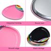 Satinless Steel Jewelry Tray Makeup Cosmetic Organizer Manicure Tool Storage Tray Trinket Tray for Home Nail Salon Use
