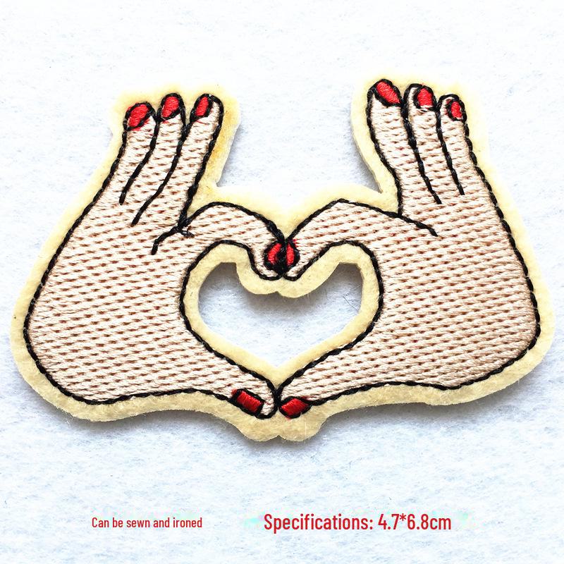 Cartoon Embroidery Patch Set for Clothing: Jeans, Down Jackets, and Repair