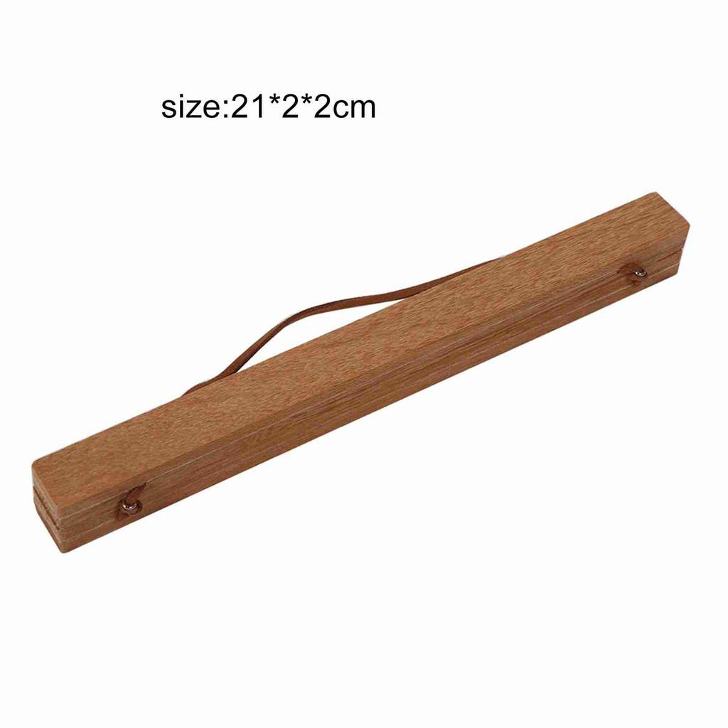 Moderner magnetischer Sägemehl-Fotorahmen Benutzerdefinierte Poster-Rollprints Kunstwerkaufhänger Teakholz Sägemehl-Posteraufhänger Posteraufhänger