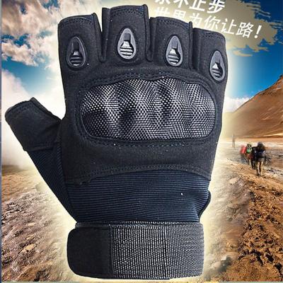 Taktische Handschuhe Reiten Halbfinger Stoffschalen-Design Rutschfest Sonnenlichtdurchlässig Finger Kampf Reiten Selbstverteidigung Trainingshandschuhe