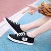 Canvas Shoes New Women's Spring Little White Shoes Flat Baseplate Shoes Lazy Shoes Half a Tray