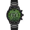 Mario Green Black Metal Men's Quartz Chronograph Watch AR11472