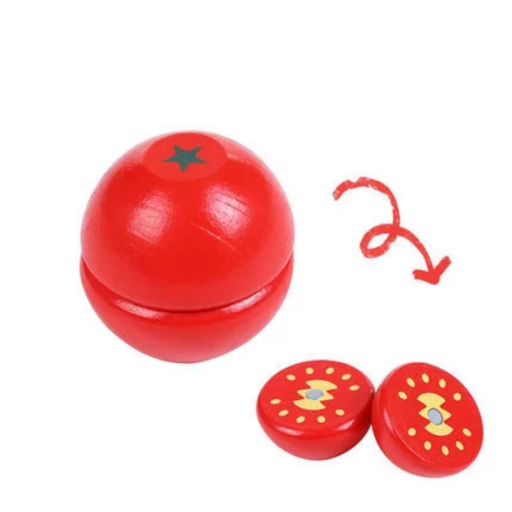 1PCS Wooden Toy Magnetic Cutting Fruit Vegetables Food Pretend Play Simulation Kitchen Role Play Educational Toys For Children