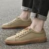 Mode 2025 Neue Herren Echtleder Casual Vulkanisierte Schuhe Klassische Flache Designer Skateboard Schuhe Jugendmode Outdoor Oxford Schuhe
