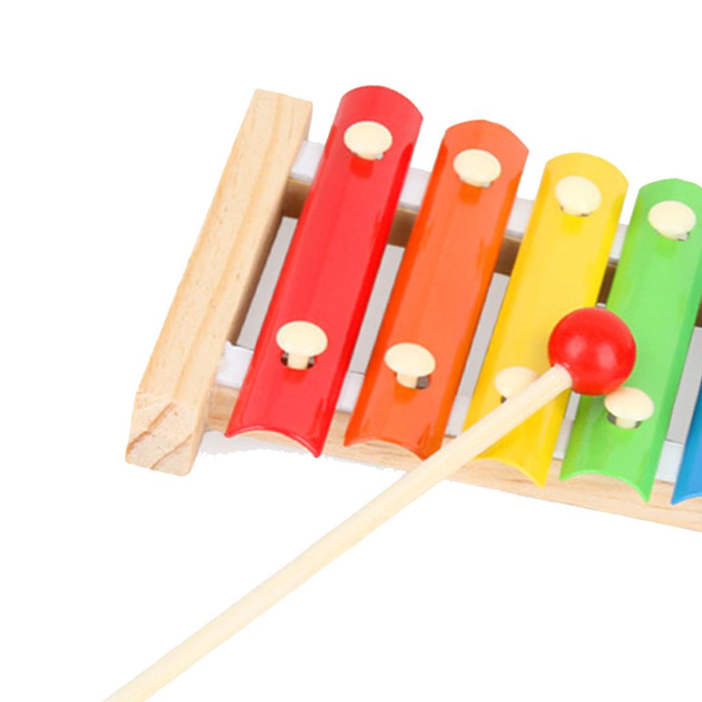 Toddler Musical Instrument Wooden Percussion Instrument Toy Preschool Educational Music Toy for Parent Children Interaction