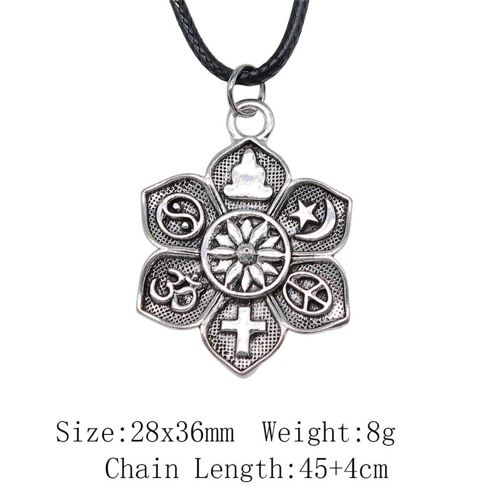 2025 Trend Best Friend Necklace Chief Pharaoh Buddhism Necklace Leather Chain 45cm Audience Necklaces With Pendant