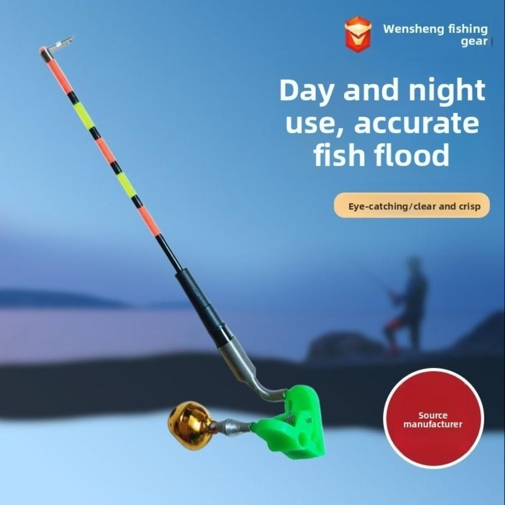 Removable Fishing Rod Lighting Stick Bite Alarm LED Night Tackle  Fishing