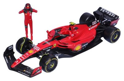 BURAGO Ferrari SF23 2023 No 55 Sainz with Figure Finished Product 1/24 C.