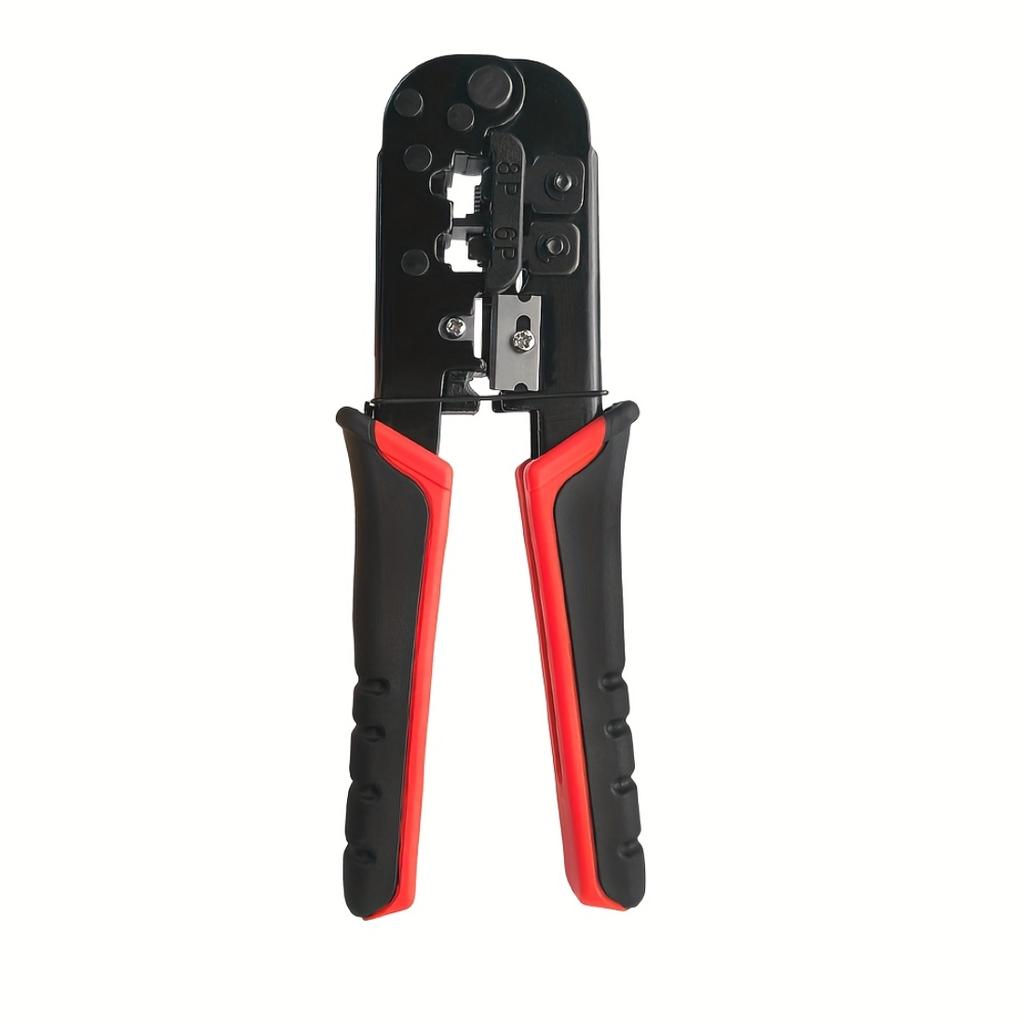 Professional Multifunctional RJ45 Network Crimping Tool, 8P6P Cable Stripper And Cutter For Home Monitoring Room Wiring Repair Work