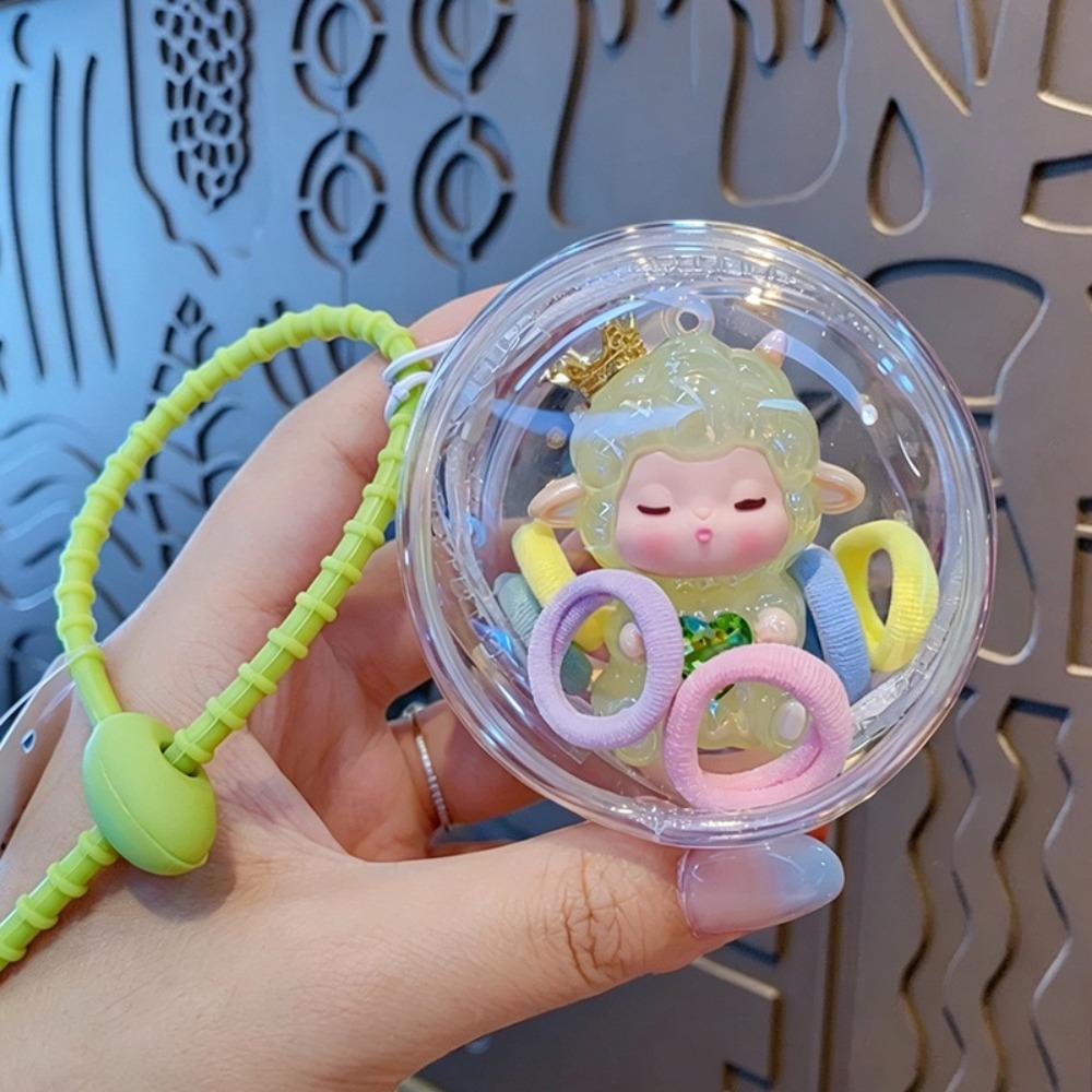 Smooth Burr-Free Surface Mini Lamb Figurine Stable Color Animal Key Ring Car Keys