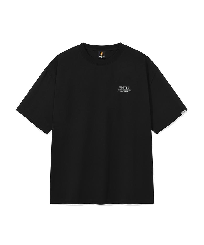 Bolteg Portland Address Short Sleeve T-Shirt (Black)