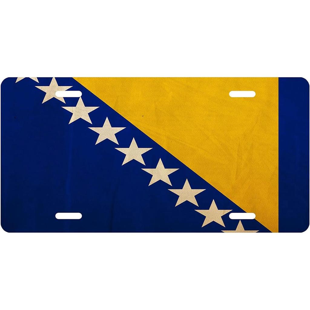 Brazil Flags License Plates Metal Tin Signs for Wall Decoration Vintage Tags Metal Automotive Signs For Cafe Bar Club Garage Pub