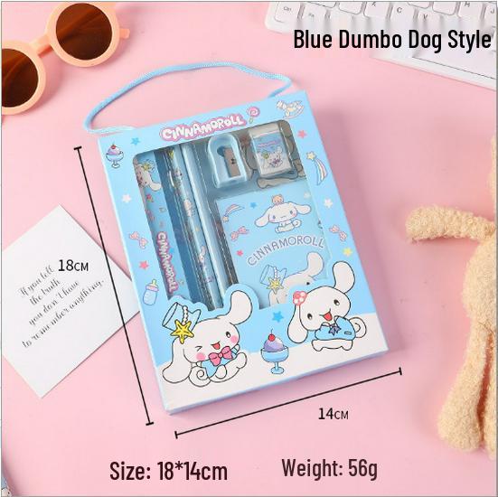 6-Piece Christmas Stationery Gift Set for Kids: Handbag Box for Elementary & Kindergarten