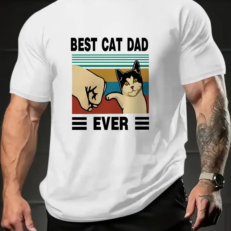 

Retro Graphic Print T-Shirt Breathable Cool, Comfortable Wear,Daily Casua XXL белый