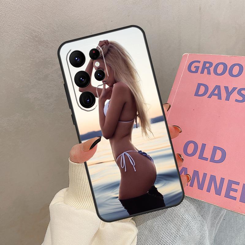 Beach Booty Bikini Girl Case For Samsung Galaxy S21 S22 S23 S24 S25 Ultra S9 S10 S25 Plus S20 FE S25 FE Cover Coque