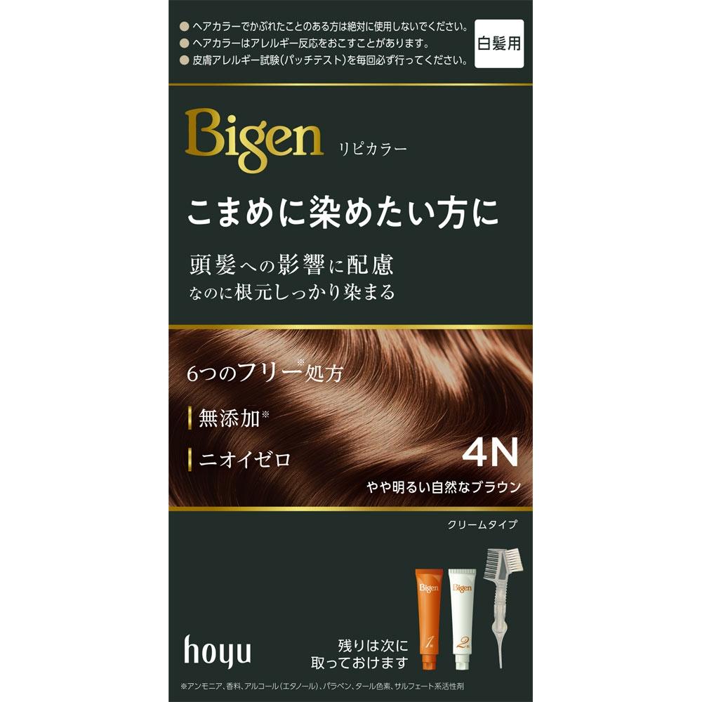 Green Color 4n Slightly Bright Natural Brown 40g+40g Hoyu