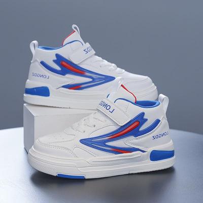 Sneakers Casual in Pelle Mid-Top per Bambini - Moda Autunno/Inverno per Ragazzi e Ragazze