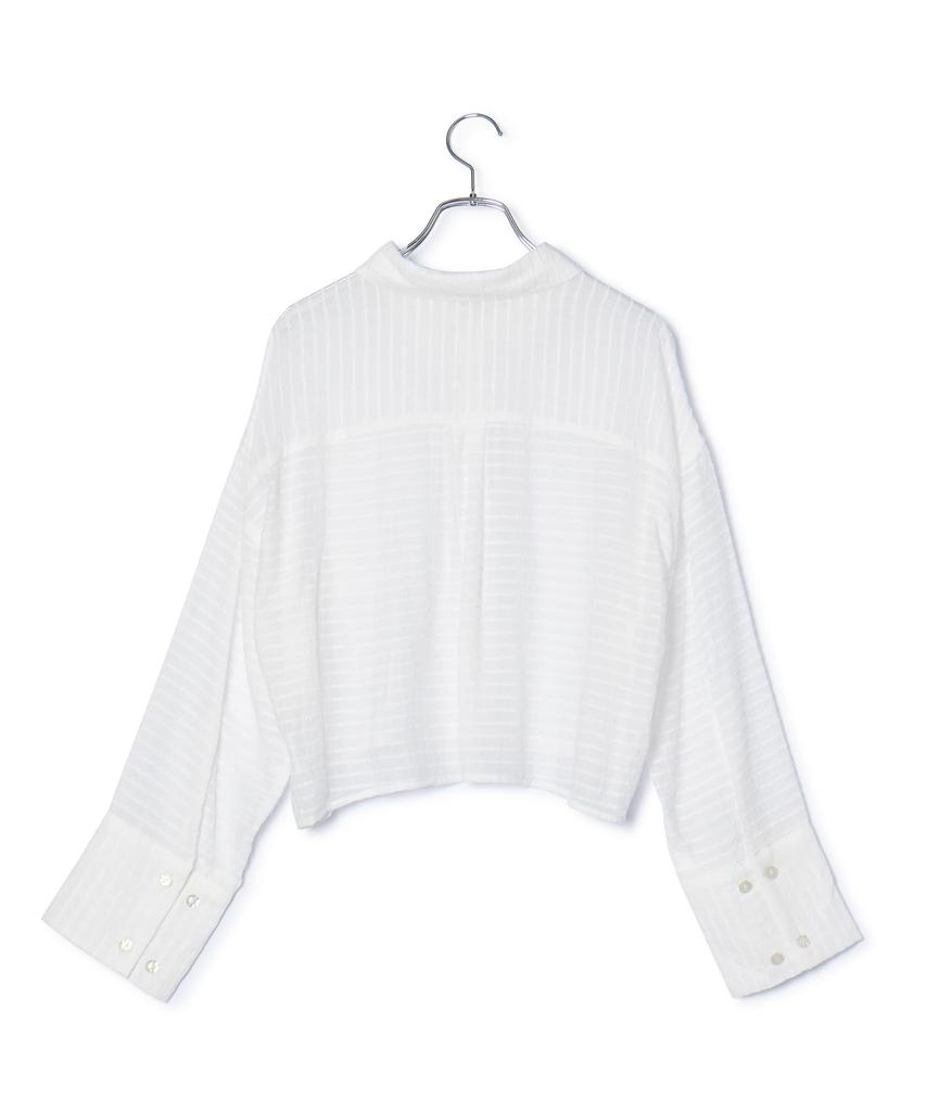 Bis Sheer Dobby Short Shirosub Women's Shirt, (11)