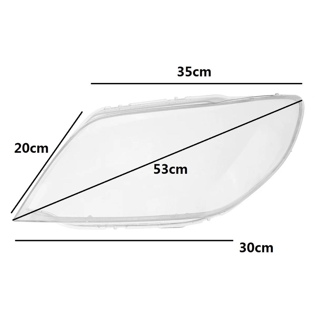 Auto-Frontscheinwerfer-Scheinwerfer-Abdecklinse für Mitsubishi Outlander 2004 2005 2006, klare Schale, transparente Lampenschirm-Schalenabdeckung