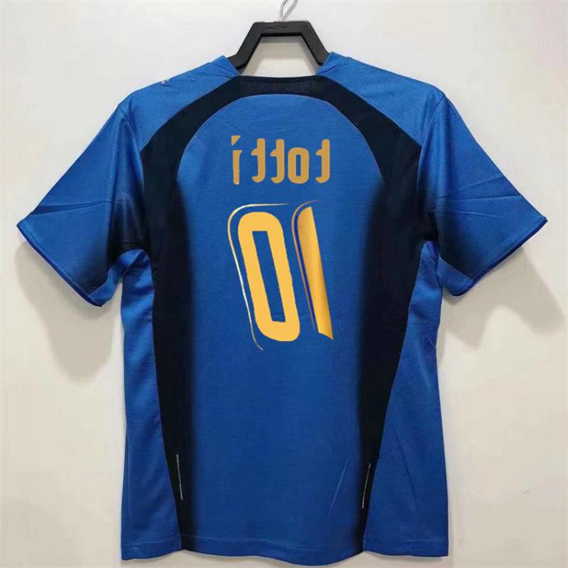 2006 World Cup Italy retro old jersey Totti Pirlonesta Buffon goalkeeper football jersey