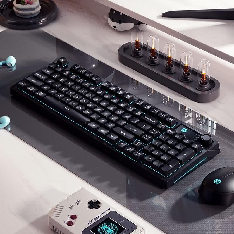 

HP Mechanical Feel Keyboards and Keyboard Mouse Combos K500F Keyboard