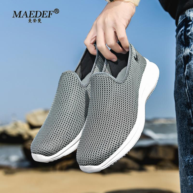 MAEDEF Shoes for Men Summer Casual Shoes Man Breathable Male Sneakers Lightweight Comfortable Mens Trainers Men's Running Shoes