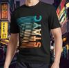 Stayc Retro Verticle Stripes Active Logo T-Shirt