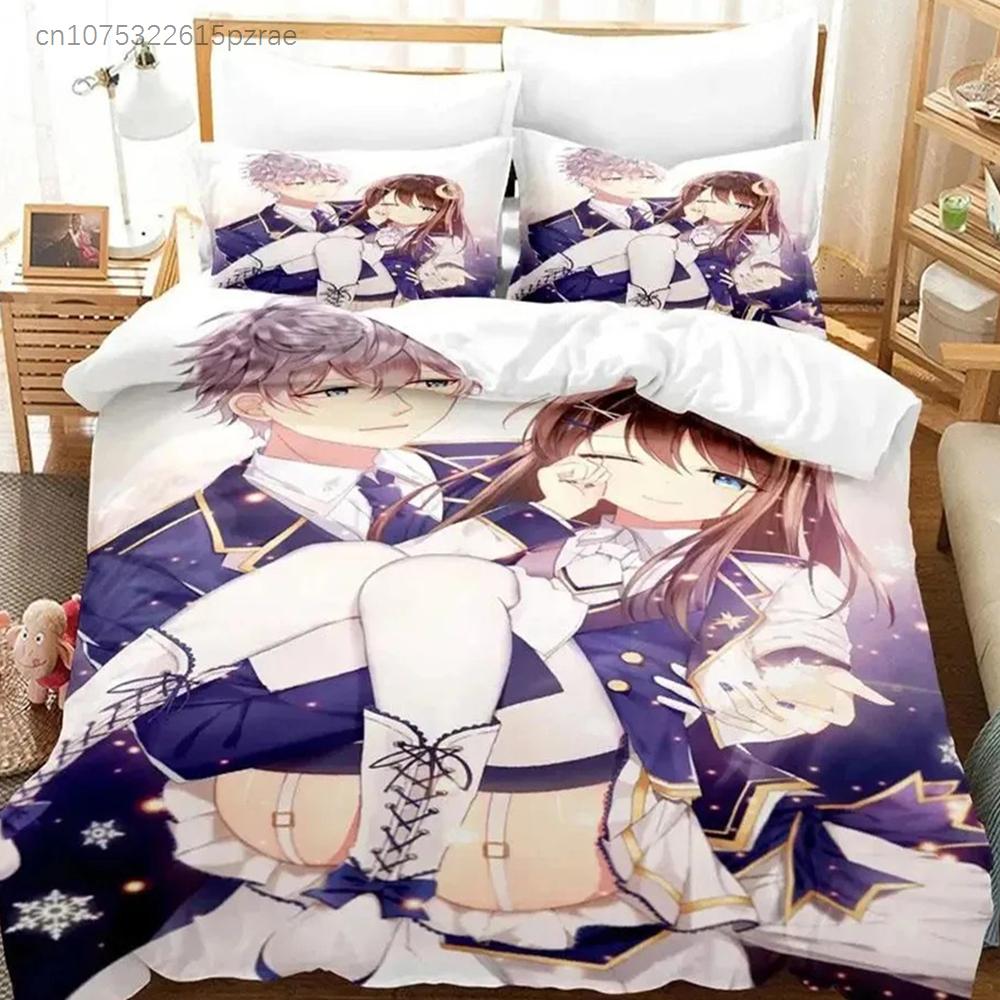 Ensemble Stars Bedding Set For Bedroom Soft Modern Bedspreads Comefortable Kids Duvet Cover Quilt Cover And Pillowcase