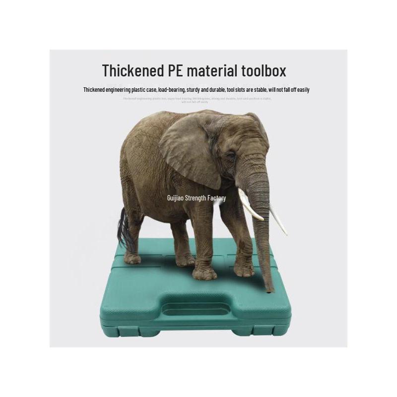 German Multifunctional Household Tool Box Set: Complete Repair Kit with Screwdriver for Small Family Use