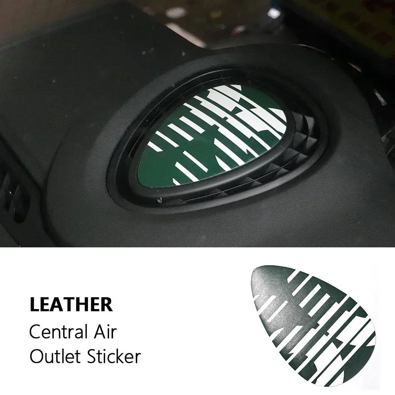 Zentraler Luftauslass Leder Spezielle Abdeckung Aufkleber Für Mini cooper one Für F54 F55 F56 Für Clubman Hardtop Hatchback ybln9
