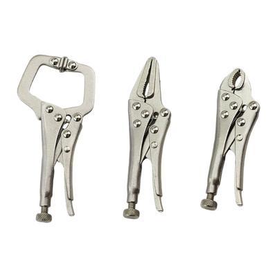 Pack of 3 Adjustable Wide Opening Clamps Pliers with High Strength Steel Construction for Sturdy Corrosion Resistant Use