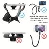 Cell Phone Holder Universal Bedside Phone Stand Lazy Bracket Flexible Long Arms Clip Mount for Smartphone in Bedroom Office Desk