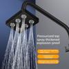 Square High Pressure Shower Head Water Saving Rainfall Showerhead Top Spray Shower Head for Home Rotatable Bathroom Accessories